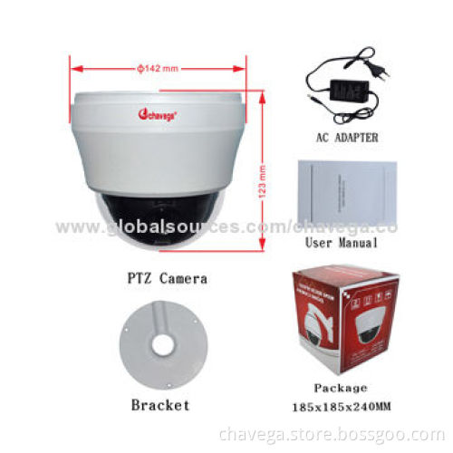 1,000TVL 180 degrees viewing angle Sony 4-inch WiFi PTZ outdoor dome IP camera